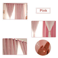 Cortinas De Ventana Doble Capa Para Niñas Y Niños Con Estilo Nórdico Estrella Negra Acolchadas Para Dormitorio Decoración De Puerta - details 7