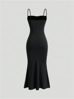 Vestido Bodycon De Fiesta Para Mujer Maxi Con Tirantes Elegante Y Delgado Sin Mangas Para Bodas Y Noches Elegantes Verano Multi-Colores - details 12