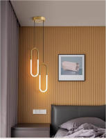 Lámpara Colgante De LED Brillante Para Dormitorio Y Sala De Estar Decoración De Techo Estilo Nórdico Lámpara Pendente De Metal Para Cocina Y Habitación - details 3