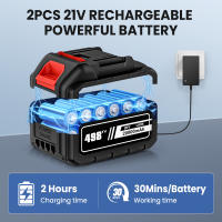 6-in-1 Hogedrukreiniger 60Bar - 20000mAh Accu & Compatibel met Makita Batterijen | Voor Auto/Tuin zonder Gereedschapskist (Compact Ontwerp) - details 3