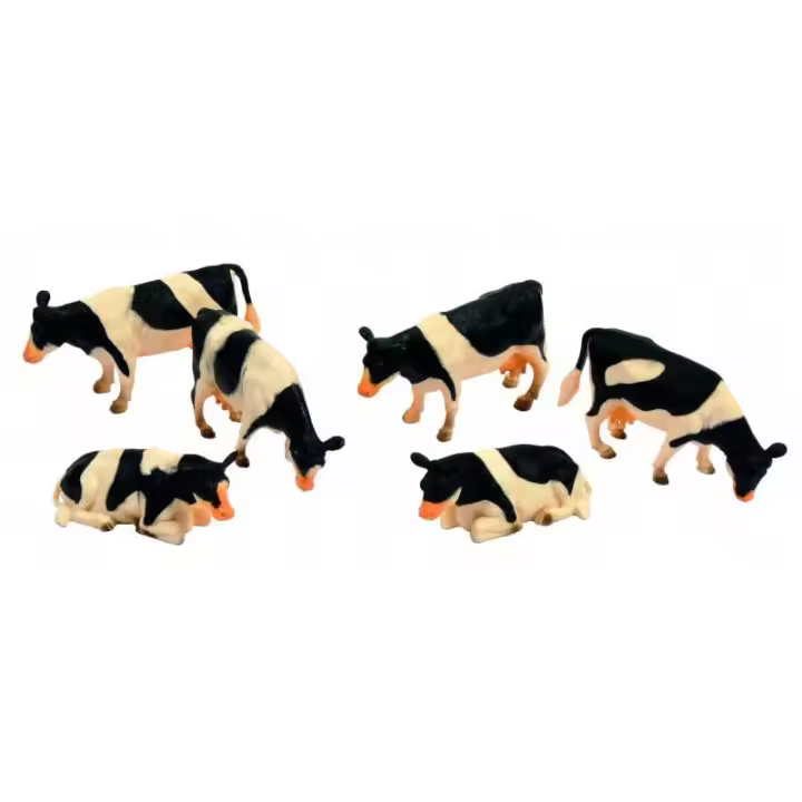 Figuras de Vacas de la Colección de Granja - 6 Piezas - 1