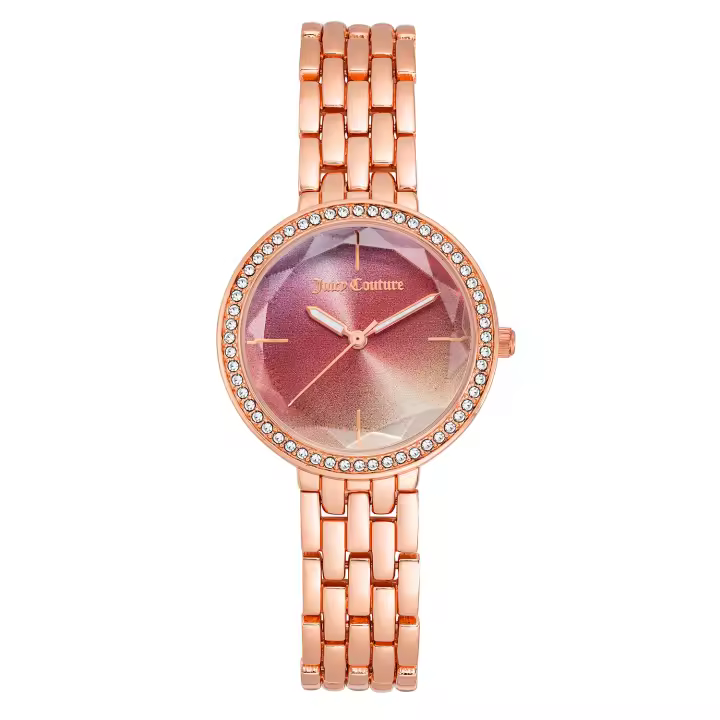 Juicy Couture Reloj Mujer Analogico Cuarzo con Correa de Metal JC1208PKRG - 1