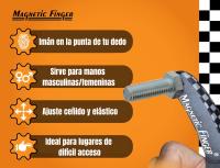 AREABOXES Magnetic Finger L/XL – Guante magnético para tornillos y clavos, alta resistencia, preciso y cómodo - details 0