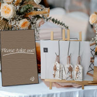 Abrepuertas De Rosas Metálicas Para Bodas Y Showers Con Tarjeta De Agradecimiento Multiusos Para Casa Y Cocina Duraderos Y Reutilizables - details 2
