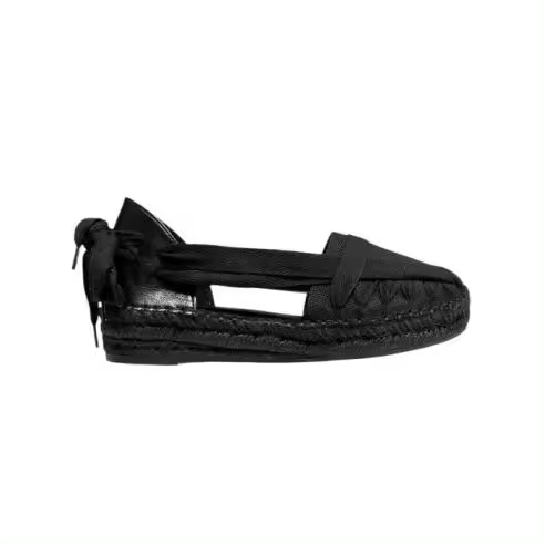 Teovel Alpargata Cintas Talón De Mujer - Ref N5606 - Suela de Esparto - Altura De La Suela 3,5 cm - Nueva Colección Primavera/Verano 25 - - 1