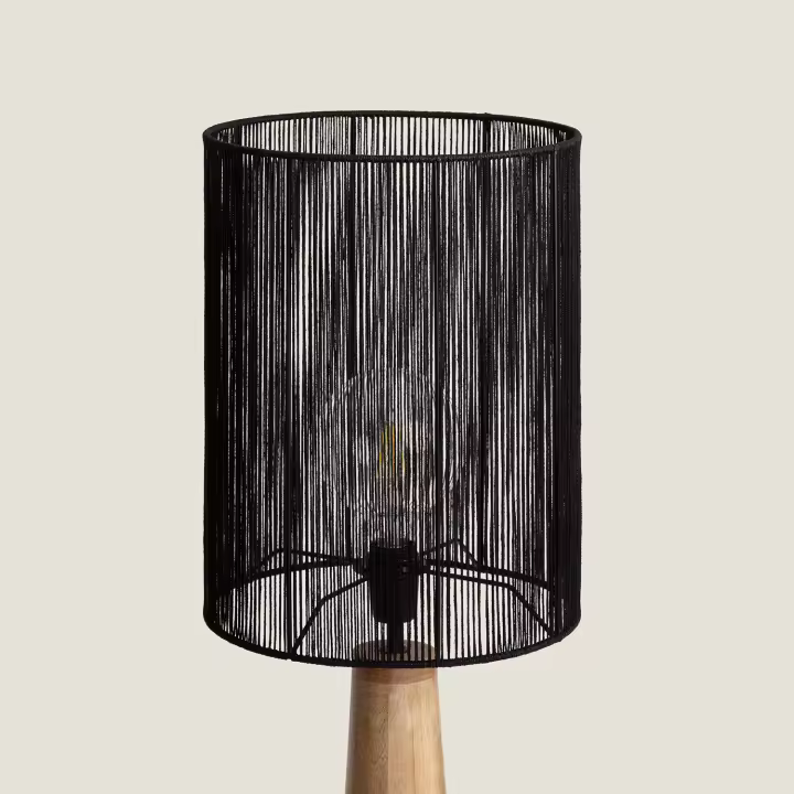 Ledkia Lámpara de Pie Metal Buttala Negro - 1
