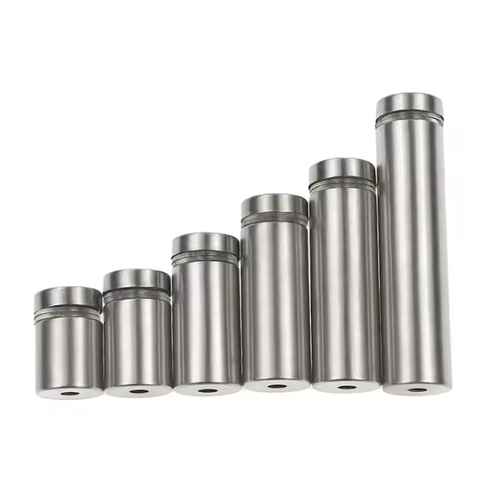 10PCS Tornillos De Acero Inoxidable Para Paredes De Vidrio 12mm Clavos De Exhibición De Anuncios Herramientas De Fijación Para Tablones Publicitarios - 1
