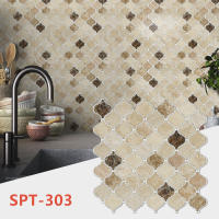 Pegatina De Pared 3D Falsa Drip Tile Autoadhesiva Kuujojo Para Cocina Sala De Estar Y Baño Fácil De Quitar Tamaño 12x12 Pulgadas - details 14