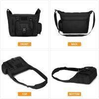 Bolso bandolera táctico Molle para exteriores, camping, senderismo, trabajo, portátil - details 0