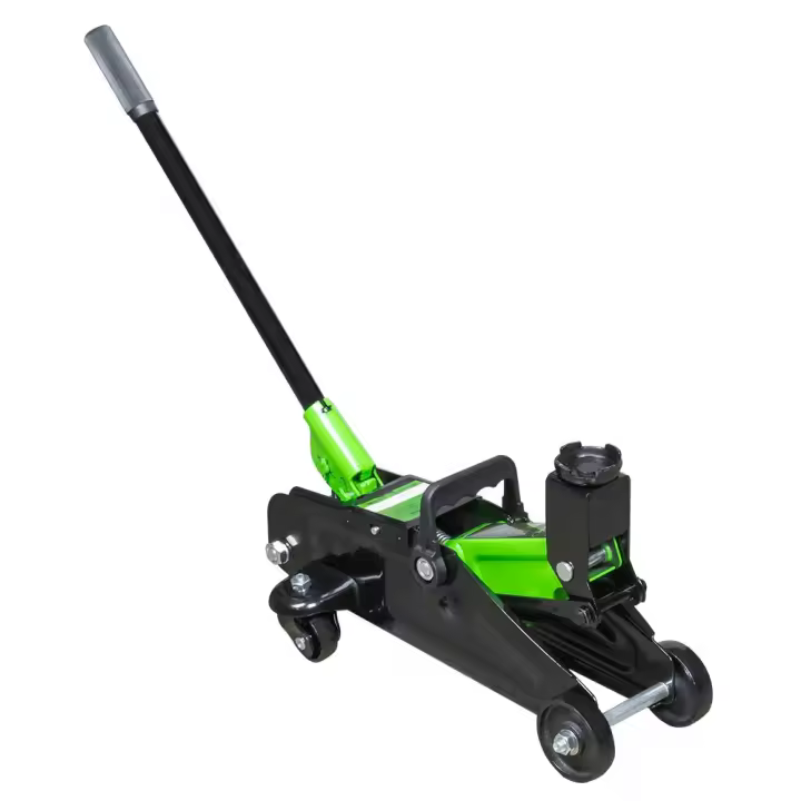 Kit de Herramientas Especial Taller Mecánico JBM - Gato Hidráulico Carretilla Pequeño - 2 Toneladas + Juego de 2 Caballetes de 3 Toneladas + Fluorescente de Taller con Tubo Sencillo - 1