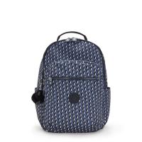 Mochila Kipling Coul S3DK azul ligera y resistente, con múltiples bolsillos organizadores, cómoda y funcional para uso diario, viajes, trabajo o universidad, diseño moderno y duradero de 14 L - details 1
