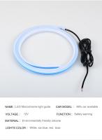 Tira De Iluminación Ambiental Para Coche LED Impermeable 12V Decorativa Para Exterior Lámpara De Ambiente Universal Para Faros - details 5