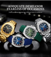 Reloj De Pulsera De Cuarzo Para Hombre NIBOSI Deportivo De Lujo Con Fecha Automática Resistente Al Agua Y Luminoso Reloj De Hombre AQUANAUT De Bandera Top Marca - details 14