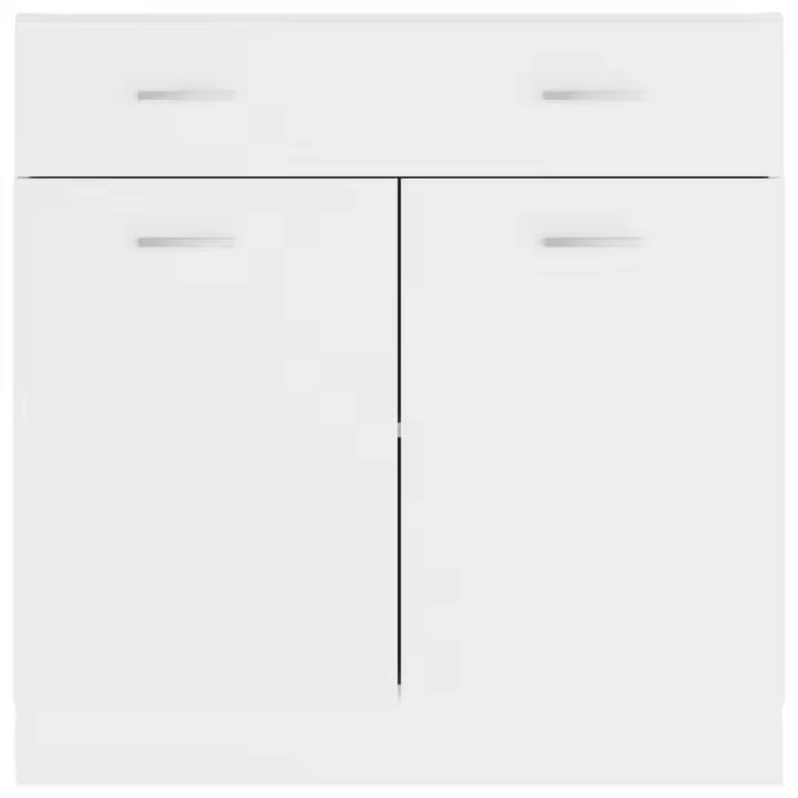 vidaXL Armario inferior de cocina “Lyon” madera blanco - 1