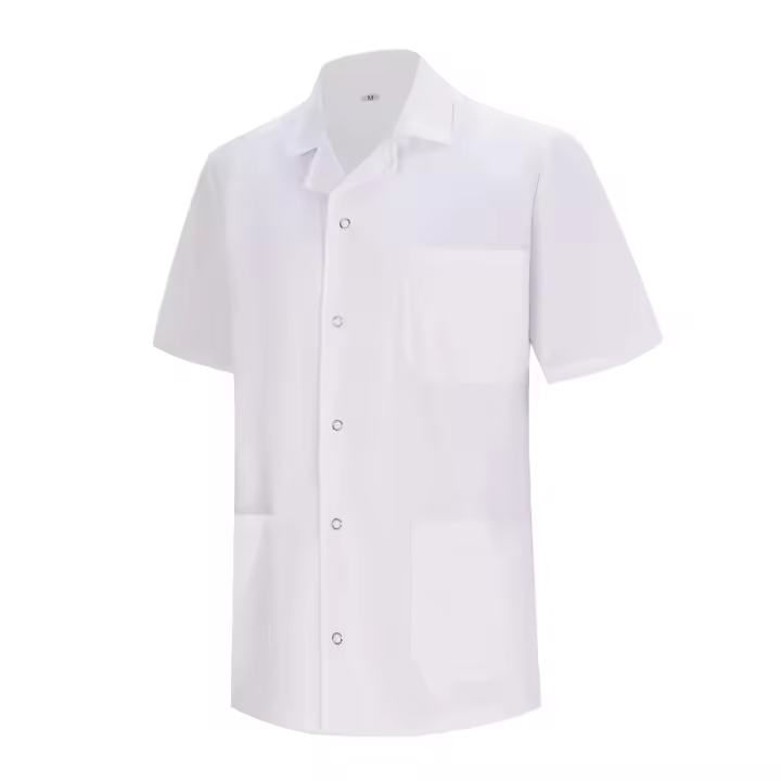 bata laboratorio unisex - bata blanca laboratorio Hombre - bata medico Hombre- bata de laboratorio hombre Q8165 - 1