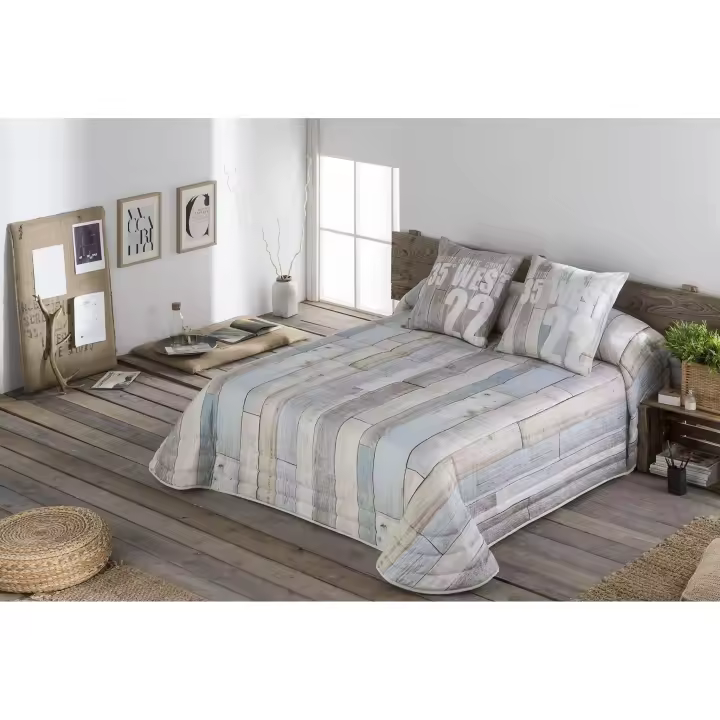 JVR - Colcha Bouti modelo INFINIFY  - Tejido 100% Algodón - Estampado digital - Cama 80/90/105/135/150 - Fabricado en España - 1
