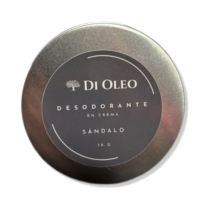 Desodorante Natural en Crema de Sándalo 70gr Di Oleo - 1