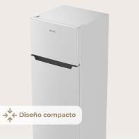 Frigorífico 2 Puertas EVVO F40, 170 l + 41 l, 142,8 cm, Clase E, Blanco - details 0