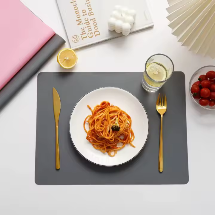Alfombrilla De Comedor De Silicona De Calidad Alta a Prueba De Agua Y Lavable Antiaderente Para Cocina Moderna Ecológica - 1