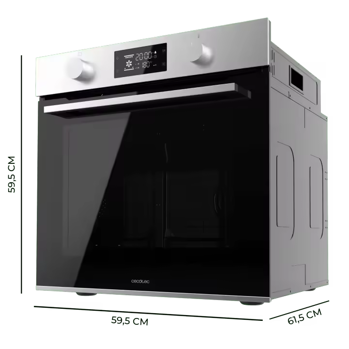 Horno Integrable Pirolítico Bolero Hexa P526000 de 73L 9 Funciones Clase A 2800W Tecnología Convección Eco - 1