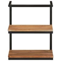 vidaXL Estante de pared madera maciza de acacia y hierro 40x30x50 cm - details 1