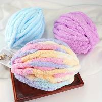Yarn De Chénille Multicolor Para Tejer Y Crochet 250g/Bola Hilo Grueso Suave Y Cálido Para Mantel Cojín Bufanda Unisex - details 0
