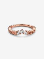 Pandora - Anillo Tiara Regal Swirl - Baño de Gold Rose de 14K - details 0