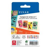 Cartamundi Shuffle Pixar Disney Baraja infantil con 4 juegos: snap parejas familias y juego de acción A partir de 4 años De 2 a 4 jugadores Partidas de 10 minutos Animales Dibujos animados Serie televisión Sulley Buzz Lightyear Joy Kevin Tow Mate - details 5