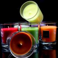 NQT Velas Aromaticas en Vaso de Vidrio 120x80mm, 125gr - Vela Devorativa con Perfume - details 2