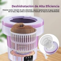 Máquina De Lavar Portátil De 7L Plegable Pequeña Con Modos Automáticos Cesta De Ropa Máquina De Lavar Para Viajes Y Uso Doméstico - details 9