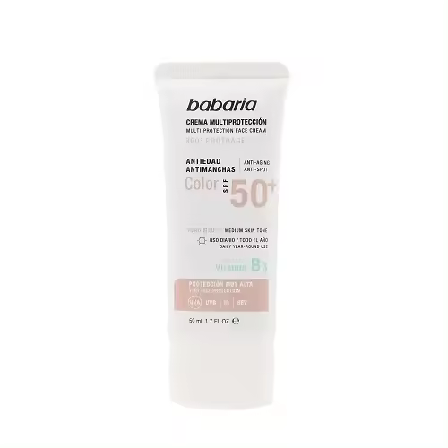 Babaria Solar Multiproteccion Crema Antimanchas Color Spf50+ 50 Ml - 1