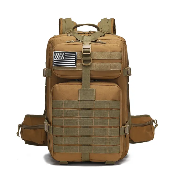 Nueva mochila de camping de gran capacidad para hombre, Sistema de mochila para Viajes al Aire Libre, protección de Giro, mopila 3P - 1