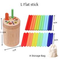 Juguetes De Madera Montessori Para Niños Edad Temprana Juego De Colores Y Formas Mejora El Desarrollo Motor Y Educativo - details 6