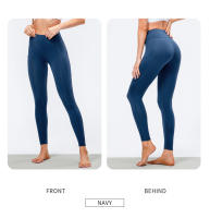 Leggings De Yoga Para Mujer Calor Invierno Elásticos Talla Completa Deporte Gimnasio Running Leggings De Poliéster Y Spandex - details 33