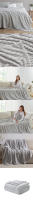 Manta De Un Solo Persona 70x100cm En Color Sólido De Terciopelo De Coral Cálida Y Cómoda Para Aire Acondicionado Manta Rectangular De Poliéster 100% Para Uso En Casa Viajes Y Pícnic - details 0