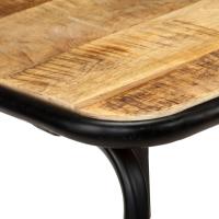 vidaXL Taburetes de cocina 2 unidades madera maciza de mango - details 3