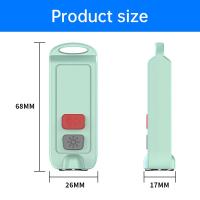Alarma De Defensa Personal Recargable Con Llavero Impermeable 130 DB Luz LED SOS Emergencia Para Mujeres Dispositivo De Seguridad - details 6