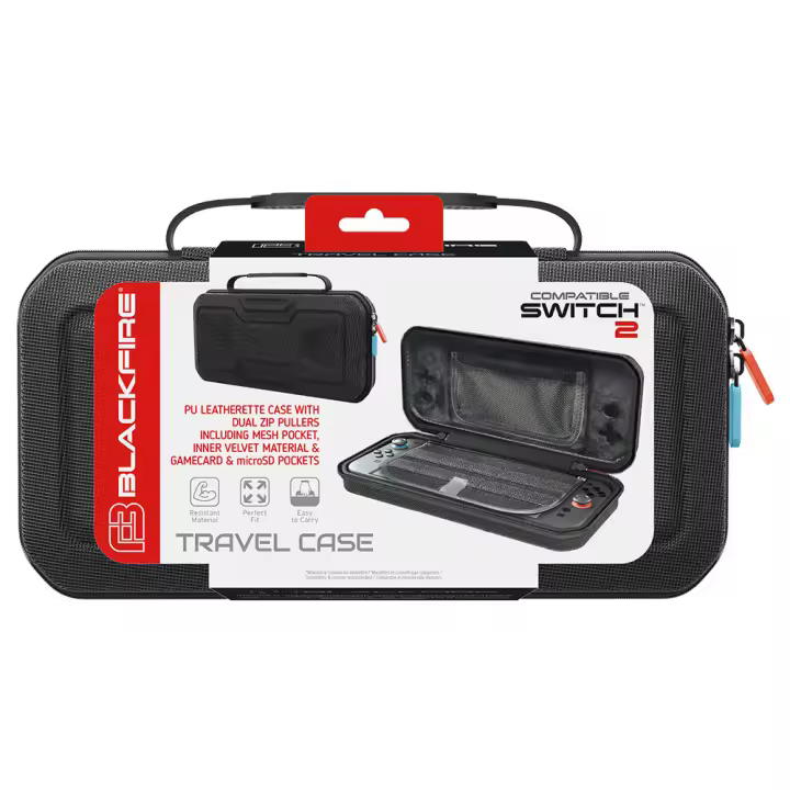FUNDA DE TRANSPORTE DELUXE TRAVEL CASE BLACKFIRE Nintendo Switch 2 - 1