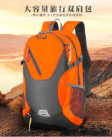 Mochila clásica de 40L para exteriores para hombre y mujer, bolso de viaje impermeable de alta calidad, Mochila deportiva informal de retales - details 0