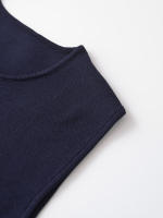 Vestido Mini De Encaje Para Mujer TRAFSHE Con Cuello Redondo Y Mangas Sin Mangas Vestido De Punto Vintage De Corte Slim - details 7