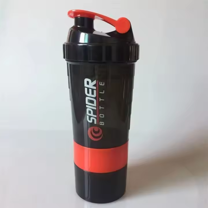 Botella De Ejercicio Para Construir Musculo 3 Capas Medidor De Proteína Y Batido Deportivo De Gran Capacidad Fitness Gift - 1