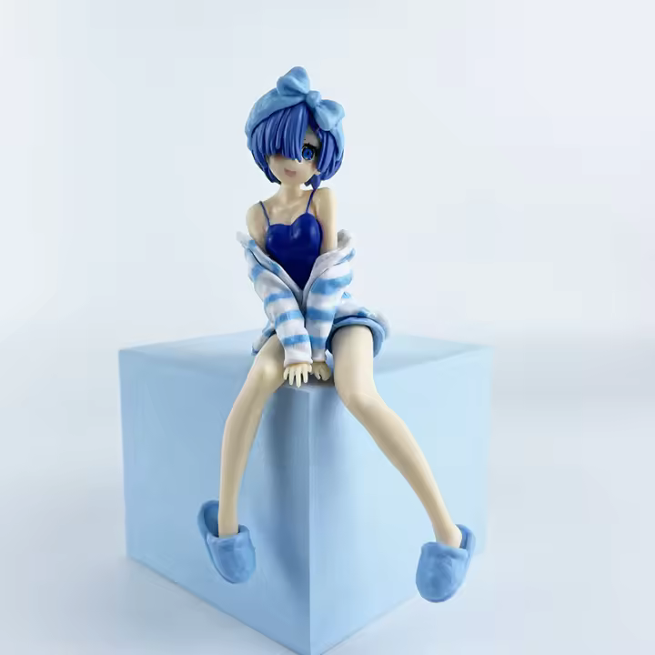 Figuras De Acción Re:Zero Rem Ram PVC Anime Ropa Interior Muñecas Coleccionables Decoración De Coche Juguetes Para Niños Y Adultos - 1