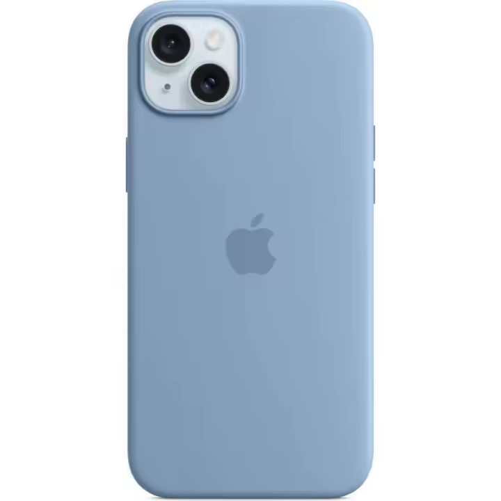Funda original Apple silicona con MagSafe para Apple iPhone 15 Plus azul - 1