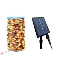 Cinta De Luces Solares LED 50M Para Jardín Exterior Impermeable Para Cumpleaños Patio Árbol Fiesta Camping Decoración De Navidad - details 6