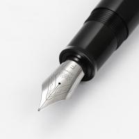 Pluma Fuente JinHao X159 De Acrílico Negro Con Clip De Metal Punta Fina 0.5mm Para Oficina Y Escuela Regalo De Papelería - details 2