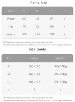 Pantalones De Yoga Para Mujer De Cintura Alta Flares Transpirables De Talla Grande Con Bolsillos Para Gimnasio Y Danza - details 1