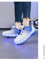 Zapatillas De Niños Con Luces LED Zapatillas De Patinaje Al Aire Libre Para Niños Y Niñas Zapatos Deportivos Cargados Por USB Zapatillas Casuales - details 8