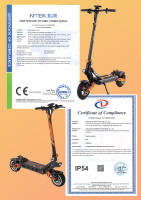 Scooter eléctrico KUKIRIN G2 Master, motor 2*1000 W, batería de 52 V 20,8 Ah, alcance máximo de 70 km, velocidad máxima de 60 km/h, ángulo de ascenso de 20, modo de 3 velocidades, carga máxima de 120 kg, sistema de 8 luces, tiempo de carga de 10-11h - details 1