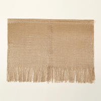 Bufanda De Moda Para Mujer Con Manga Murciélago Y Corte Outfit Dorado Plata Para Fiesta Verano Casual Larga 100*52cm Tassel - details 3