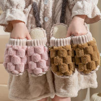 Pantuflas De Algodón Escocesas Para Parejas Moda Invierno Con Cubierta Para Dedos Suela Gruesa Y Suave Antideslizantes Para Interior Unisex - details 1